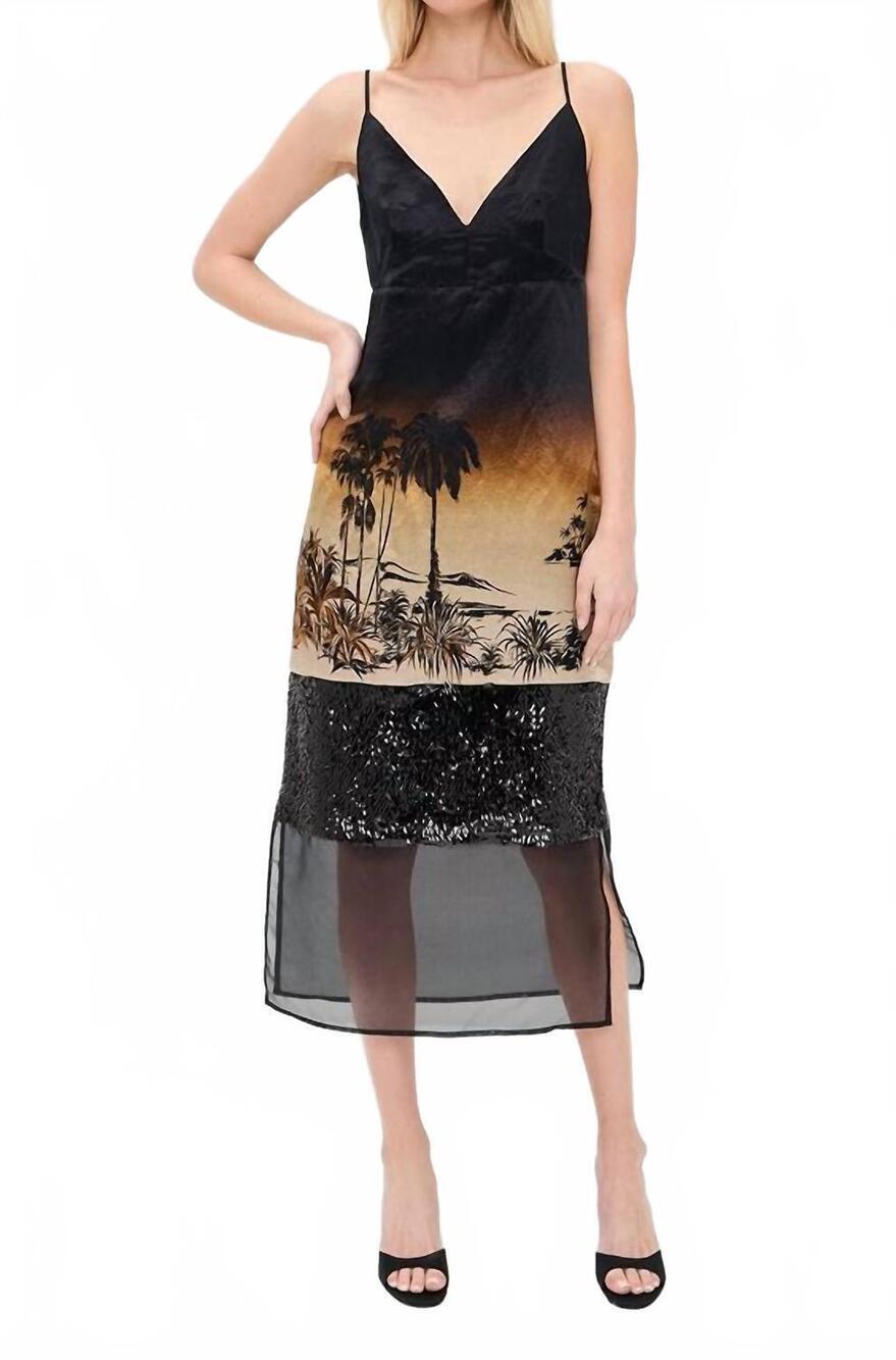 NEW STAUD nalu dress in california nights